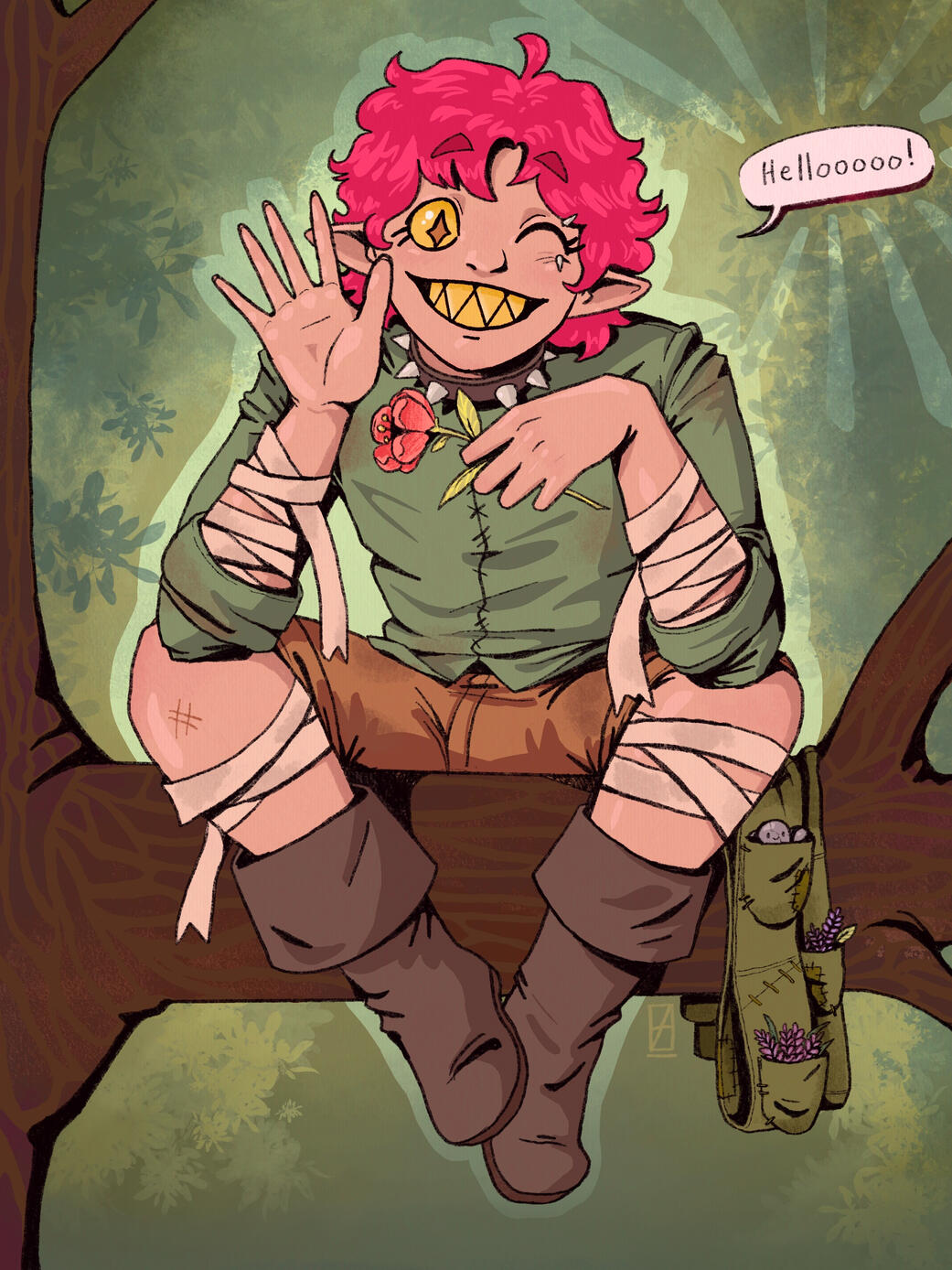 "Helloooo!"